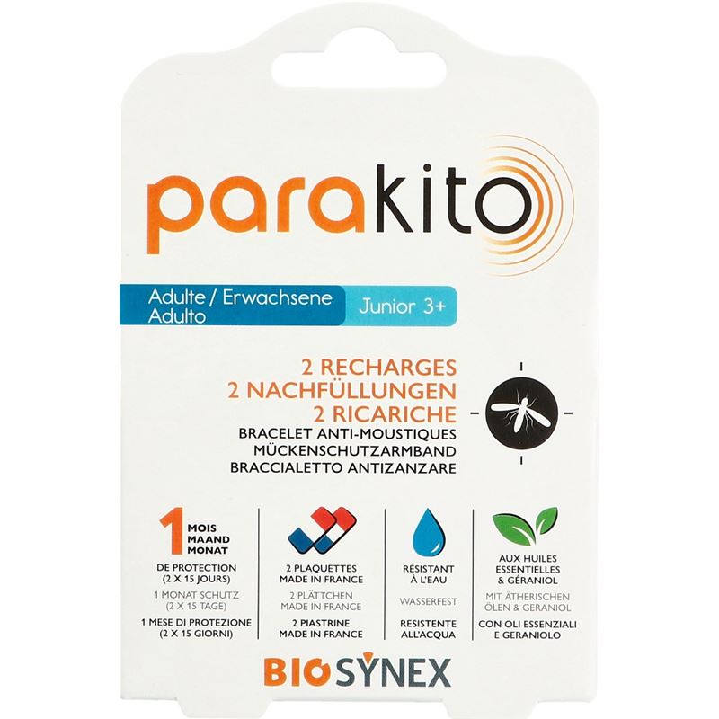 PARAKITO Nachfüllungen Pack 2 Plättchen