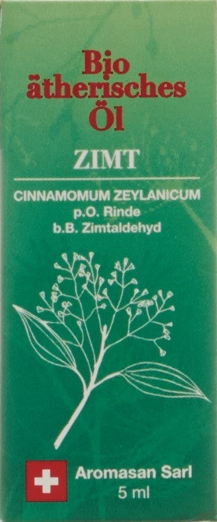 AROMASAN Zimt Rinde Äth/Öl in Schachtel Bio 5 ml