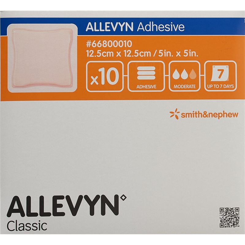 ALLEVYN ADHESIVE Wundverband 12.5x12.5cm 10 Stk