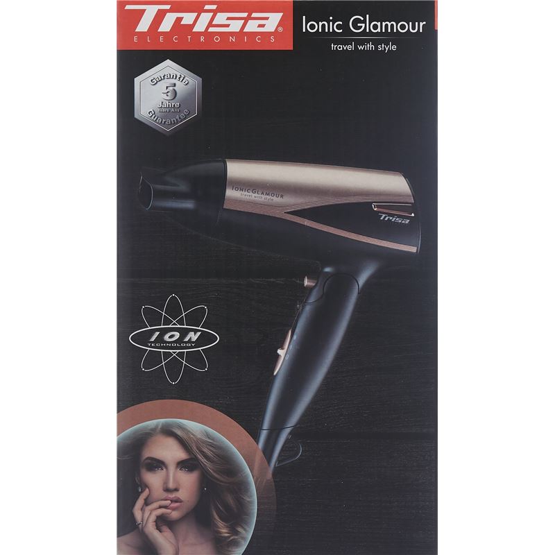 TRISA Reisehaartrockner Ionic Glamour