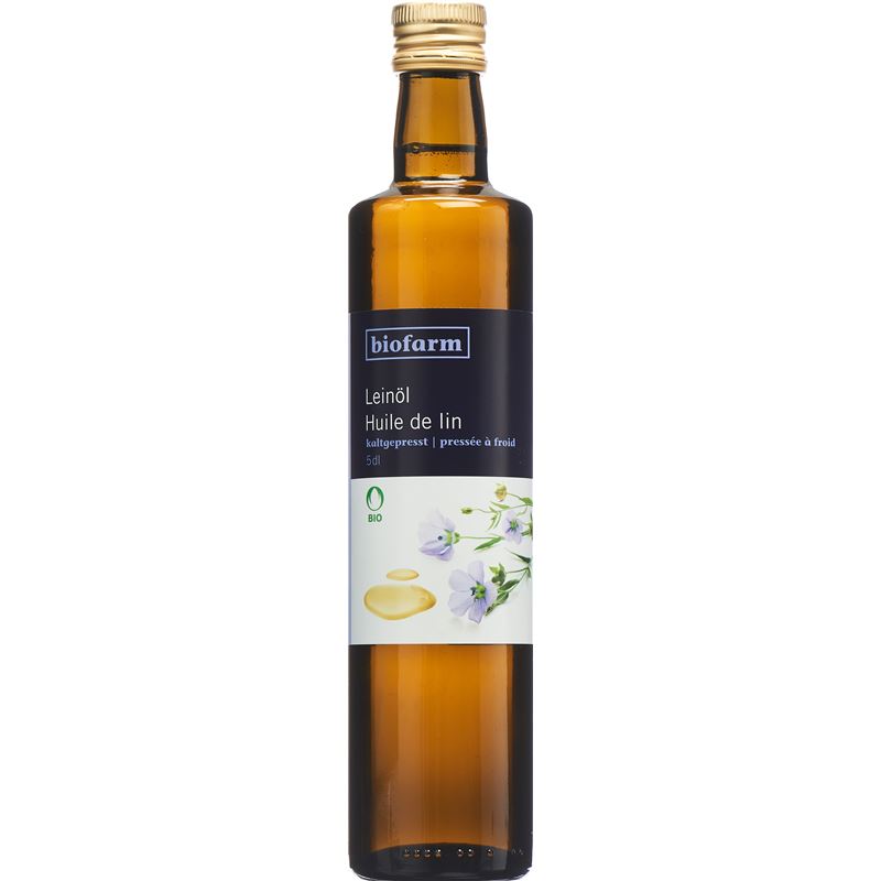 BIOFARM Leinöl Knospe Fl 5 dl