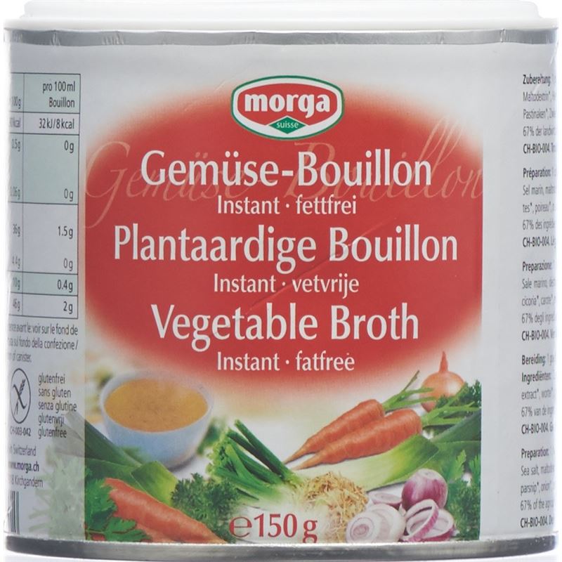 MORGA Gemüse Bouillon fettfrei Ds 150 g