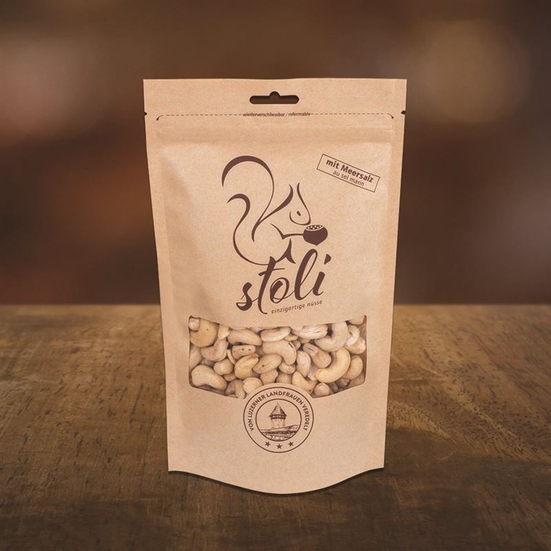 STOLI Cashewnüsse mit Meersalz Btl 370 g