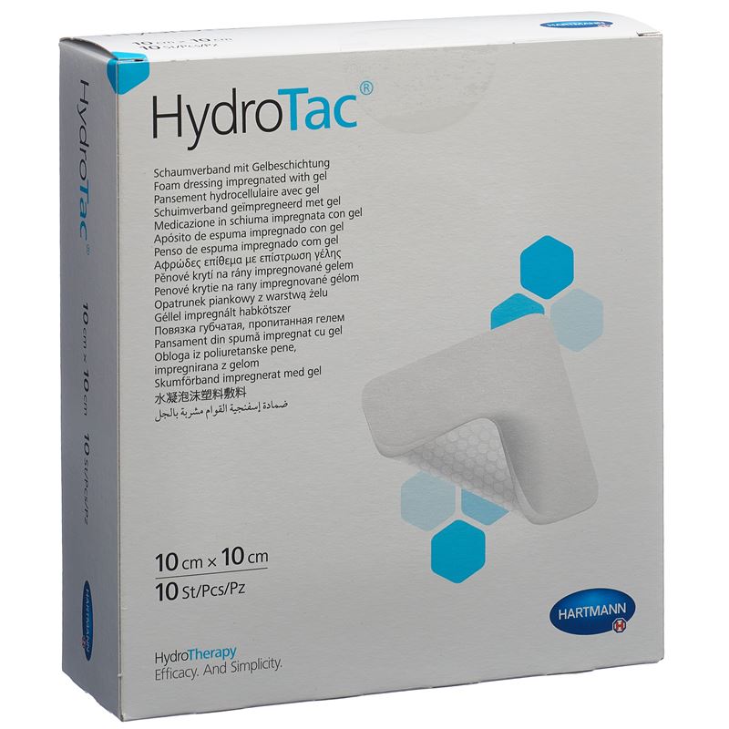 HYDROTAC Wundverband 10x10cm steril 10 Stk