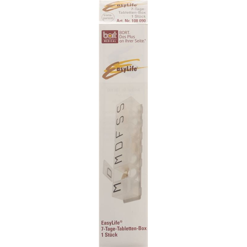 BORT EASYLIFE 7 Tage Tabletten Box transparent