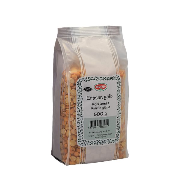 MORGA Erbsen gelb Bio Btl 500 g