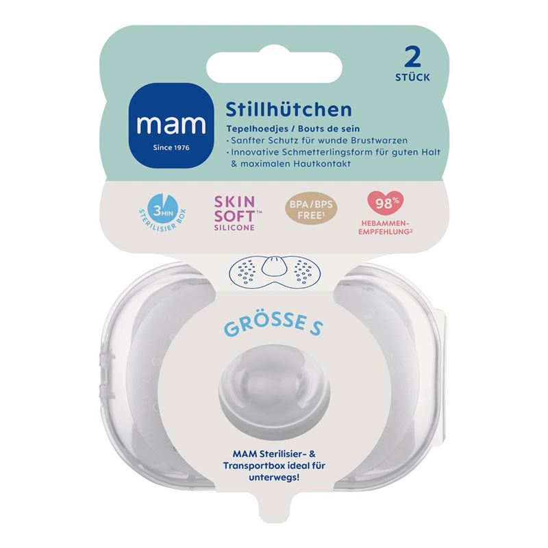 MAM Stillhütchen Gr1 2 Stk
