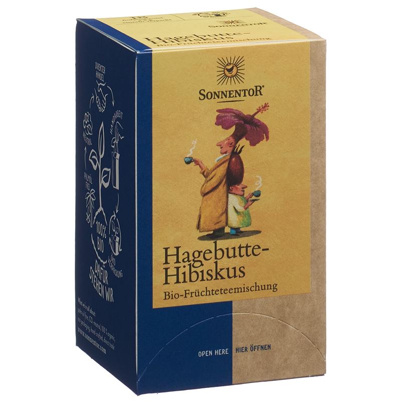 SONNENTOR Hagebutte Hibiskus Tee 18 Btl 3 g