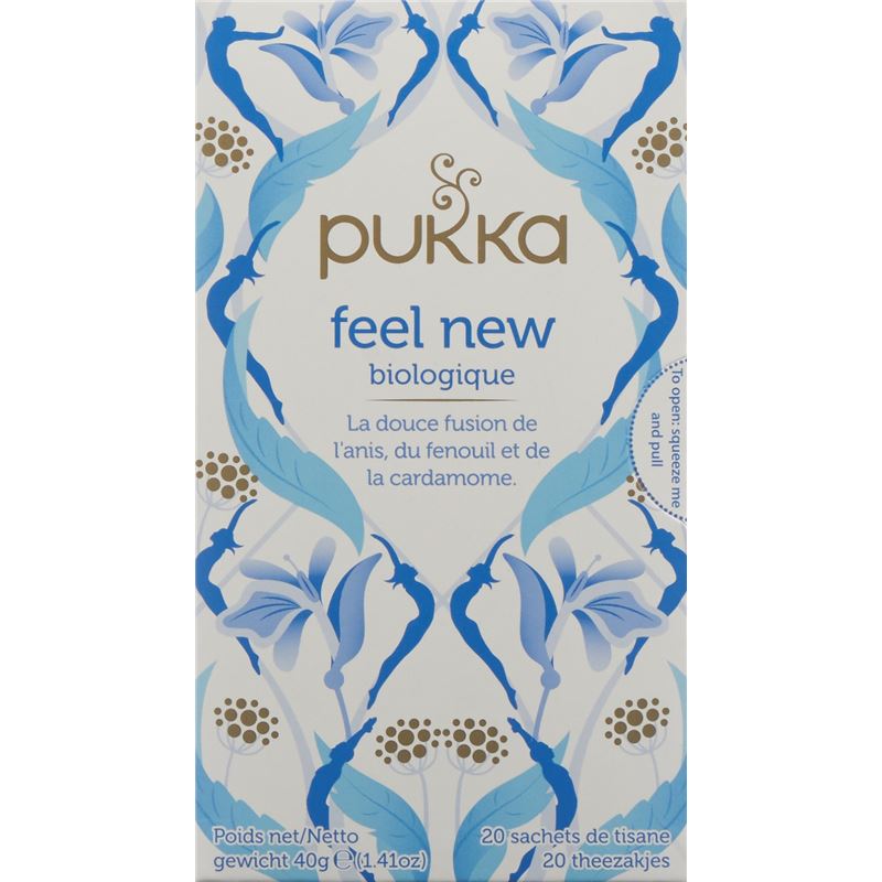 PUKKA Feel New Thé bio F Btl 20 Stk