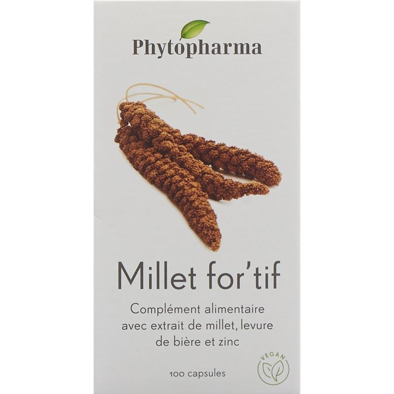 PHYTOPHARMA Hirse for'tif Kaps 100 Stk