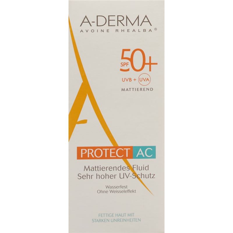 A-DERMA PROTECT-AC mattierendes Fluid SPF50+ 40 ml