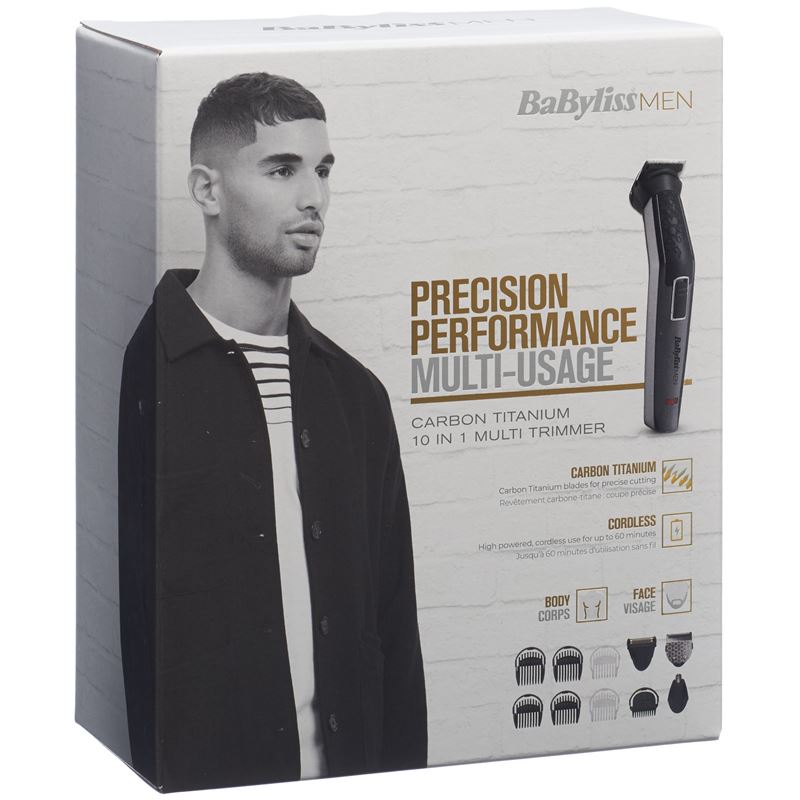 BABYLISS Multi 10 en 1 Carbon Titanium