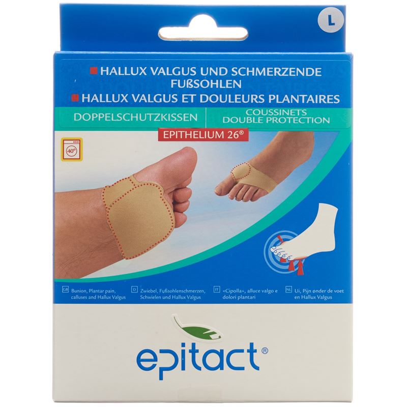 EPITACT Fusskissen Doppelschutz L > 27cm 1 Paar