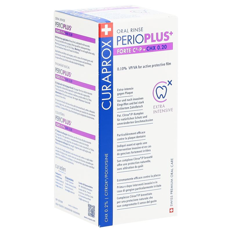 CURAPROX Perio Plus Forte CHX 0.2 % 200 ml