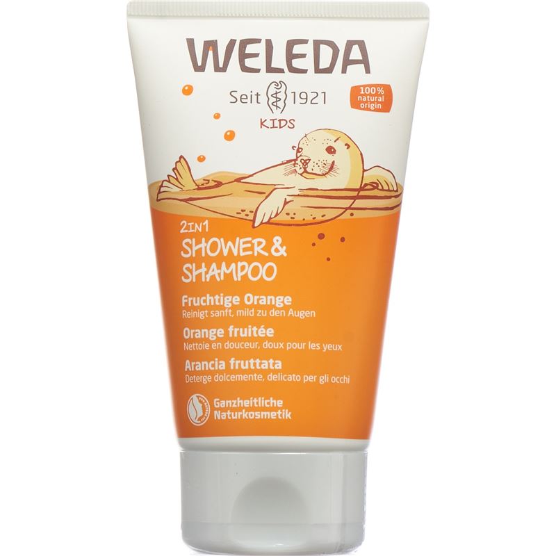 WELEDA KIDS 2in1 Shower&Shampoo Frucht Oran 150 ml
