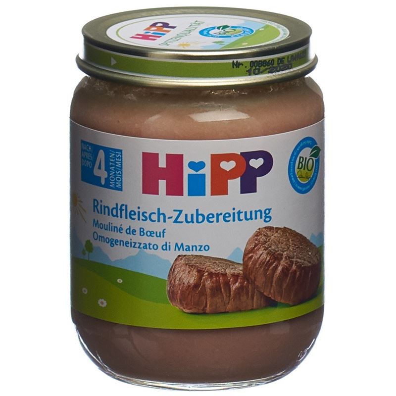 HIPP Rindfleisch Zubereitung 4M 125 g