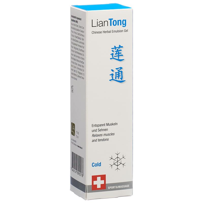 LIANTONG Chinese Herbal Emulsion Gel Cold 75 ml