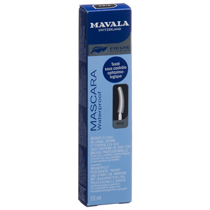 MAVALA Mascara Waterproof noir new Formule 10 ml