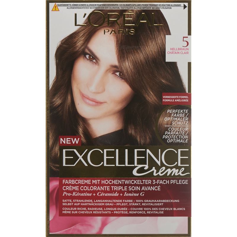 EXCELLENCE Creme Triple Prot 5 hellbraun