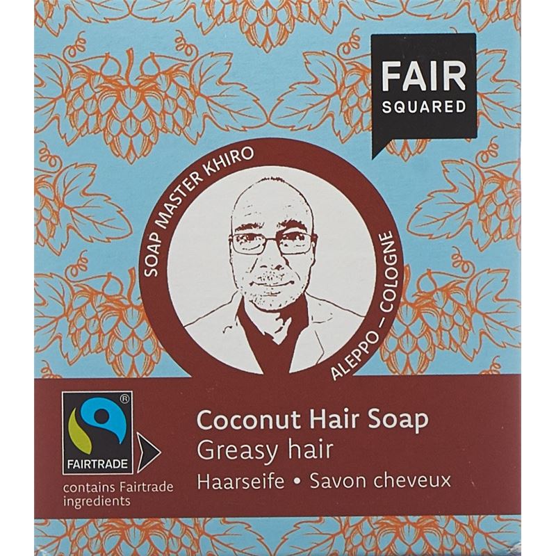 FAIR SQUARED Hair Soap Coco Greasy Hair 2 x 80 g