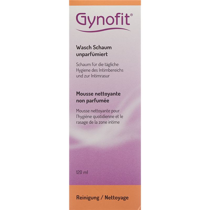 GYNOFIT Wasch Schaum unparfümiert Disp 120 ml