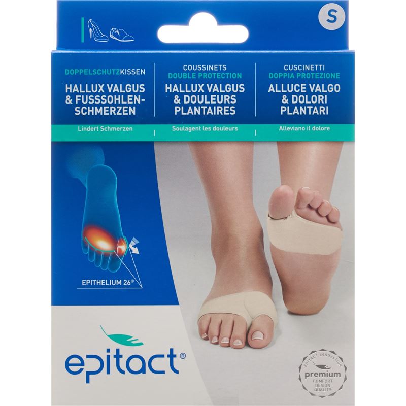 EPITACT Fusskissen Doppelschutz S < 24cm 1 Paar
