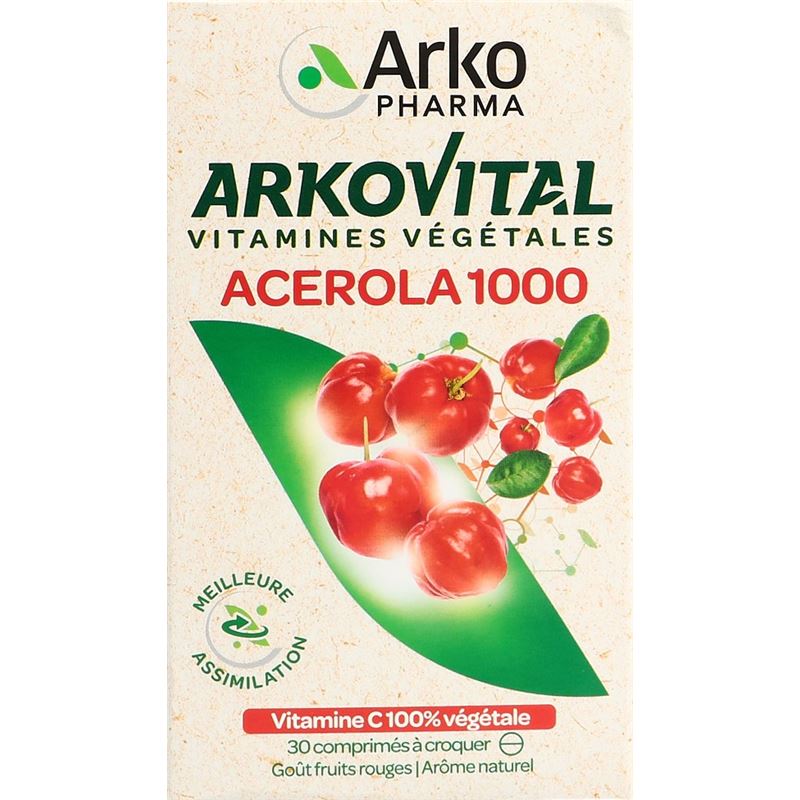 ARKOVITAL Acerola Arko Tabl 1000 mg 30 Stk