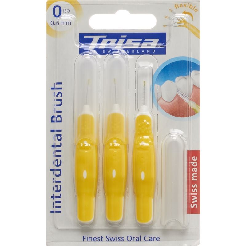 TRISA Interdental Brush ISO 0 0.6mm 3 Stk