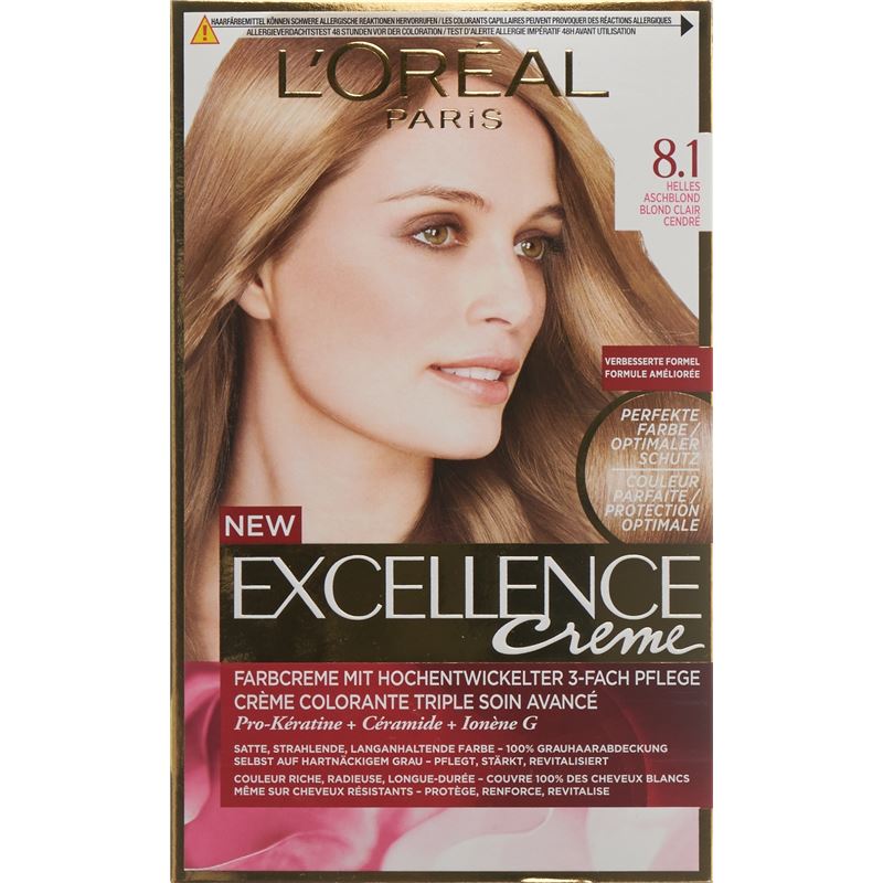 EXCELLENCE Creme Triple Prot 8.1 helles aschblond