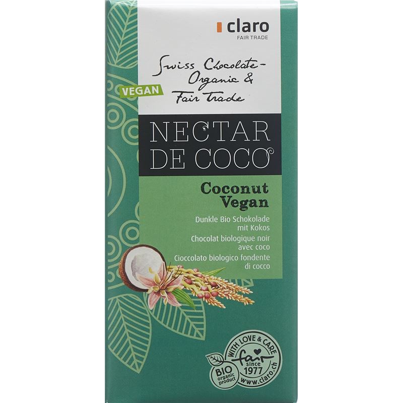 CLARO Schokolade Coco Fairtrade Bio 100 g