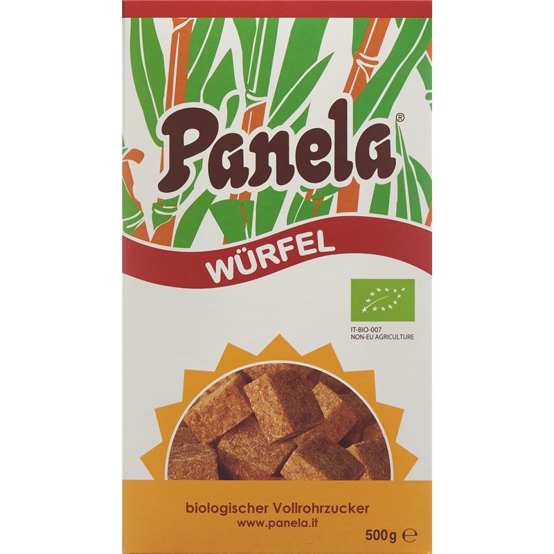 PANELA Vollrohrzucker Würfel Bio Karton 500 g