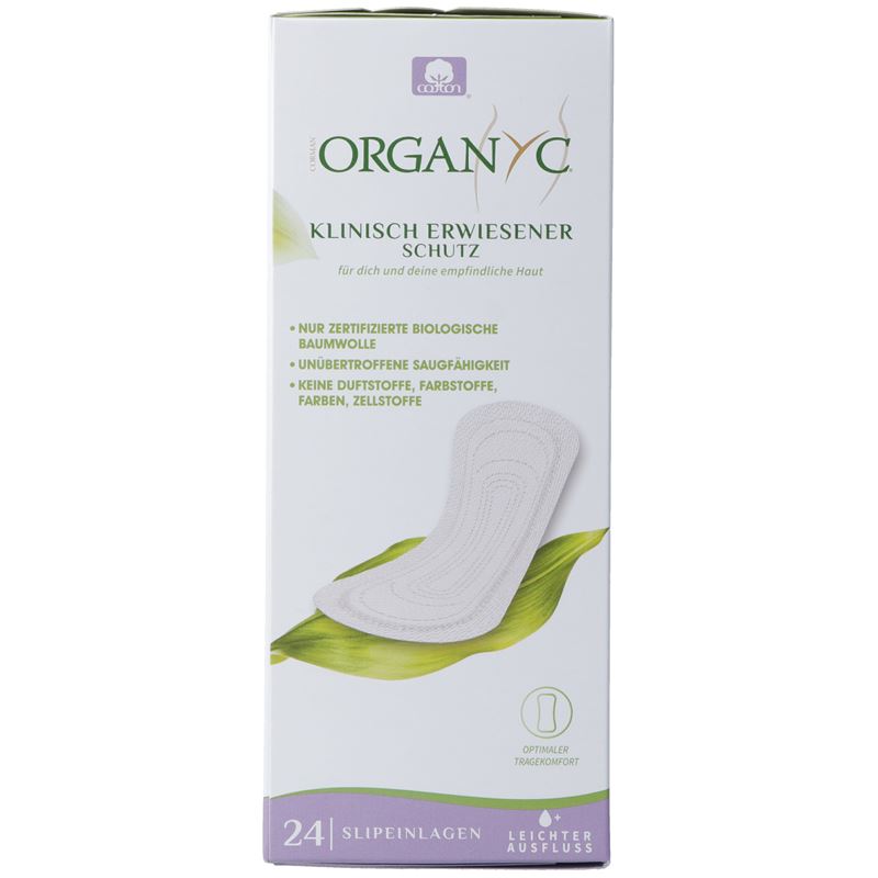 ORGANYC Slipeinlagen extra dünn light flow 24 Stk