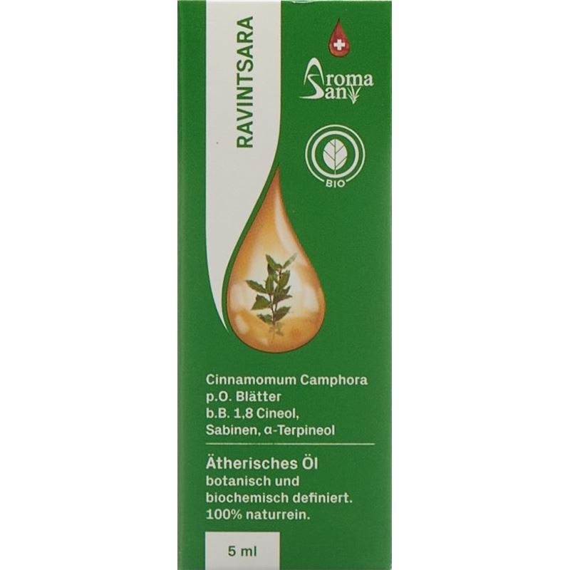 AROMASAN Ravintsara Äth/Öl in Schachtel Bio 5 ml
