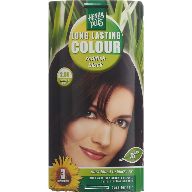 HENNA PLUS Long Last Colour 2.66 reddish black