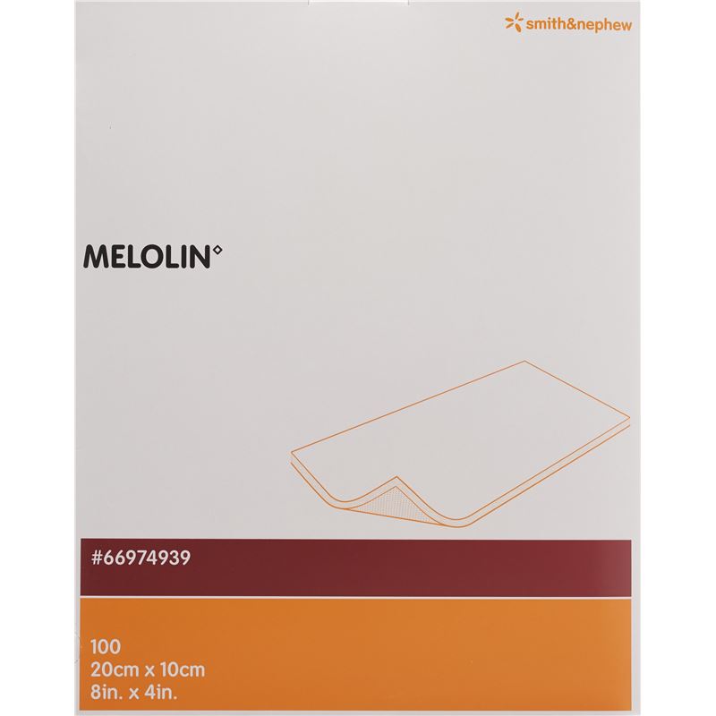 MELOLIN Wundkompressen 10x20cm steril 100 Btl