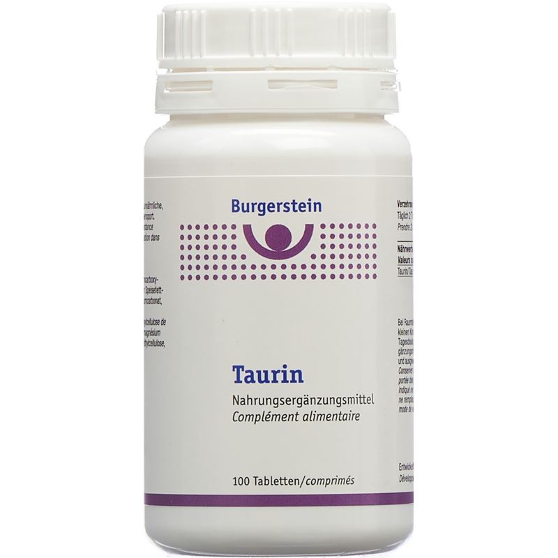BURGERSTEIN Taurin Tabl 100 Stk