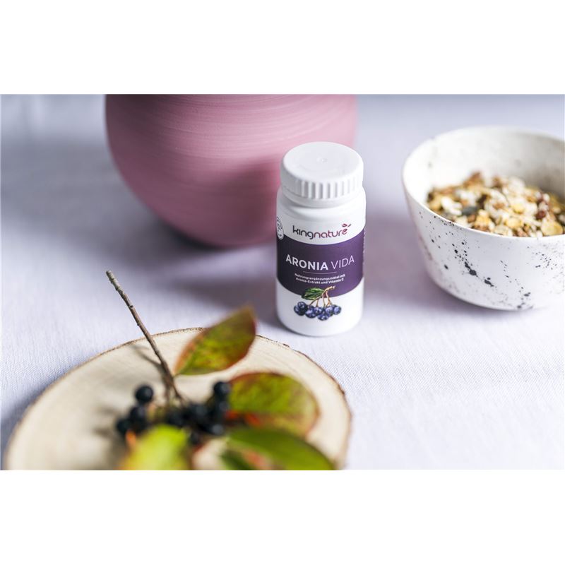 KINGNATURE Aronia Vida Extrakt Kaps 500 mg 100 Stk