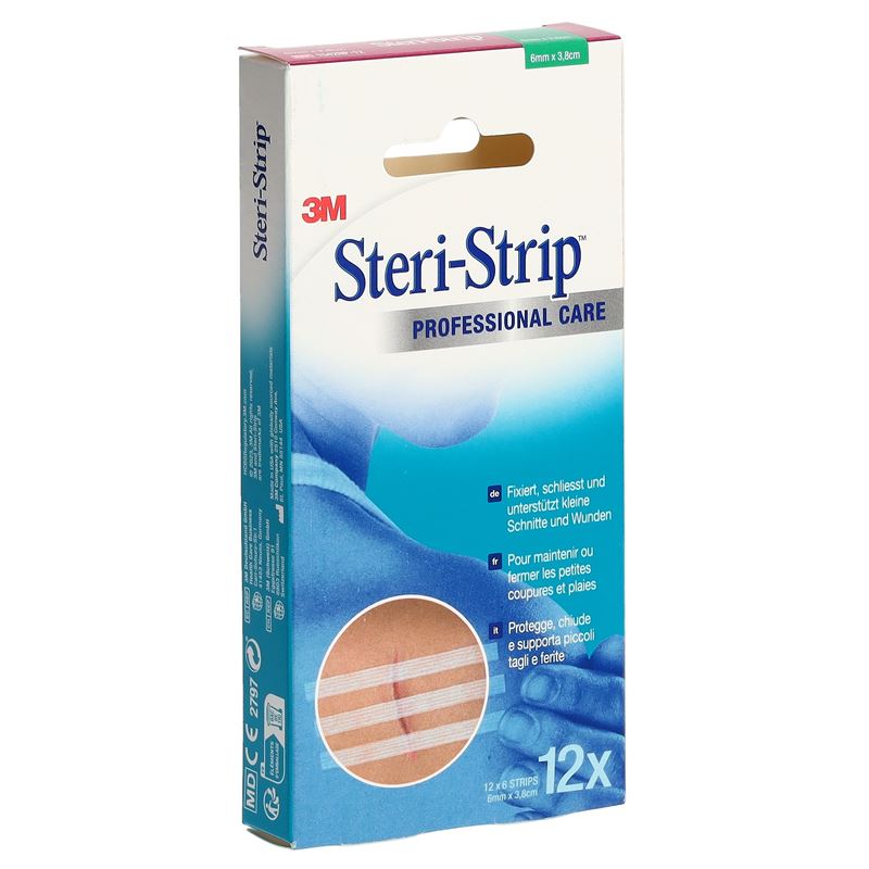 3M STERI STRIP 6x38mm weiss verstärkt 12 x 6 Stk