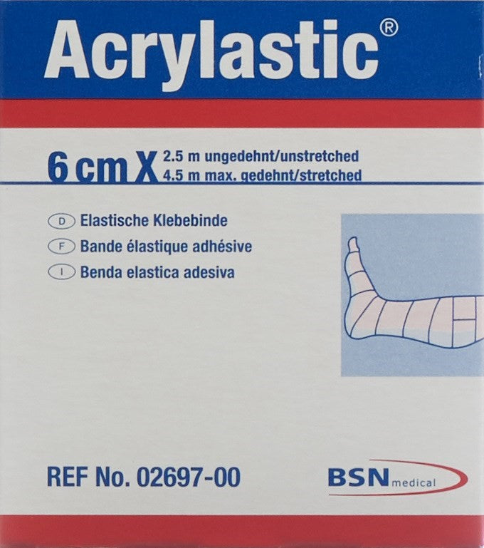 ACRYLASTIC Pflasterbinde 2.5mx6cm elastisch