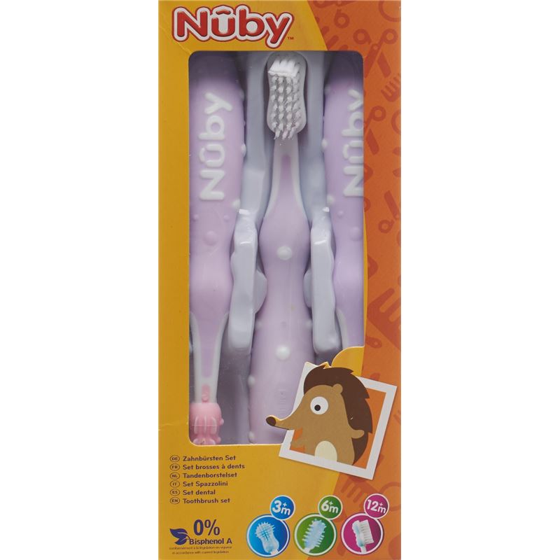 NUBY Zahnputztrainer 3 Stages
