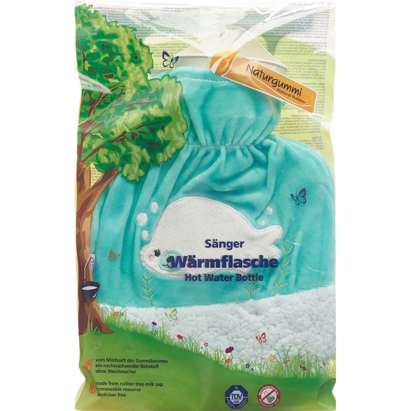 SÄNGER Wärmflasche Naturkau Velou 0.8l Robbe