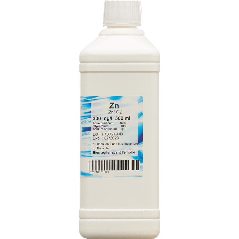 OLIGOPHARM Zink Lös 300 mg/l 500 ml