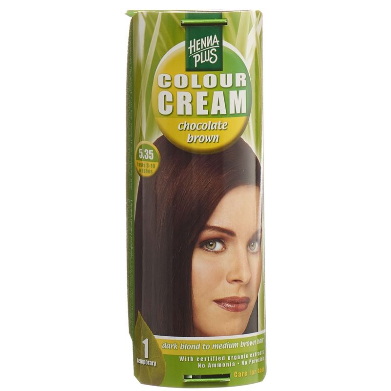 HENNA PLUS Colour Cream 5.35 chocolat braun 60 ml