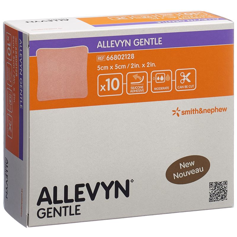 ALLEVYN GENTLE Wundverband 5x5cm 10 Stk