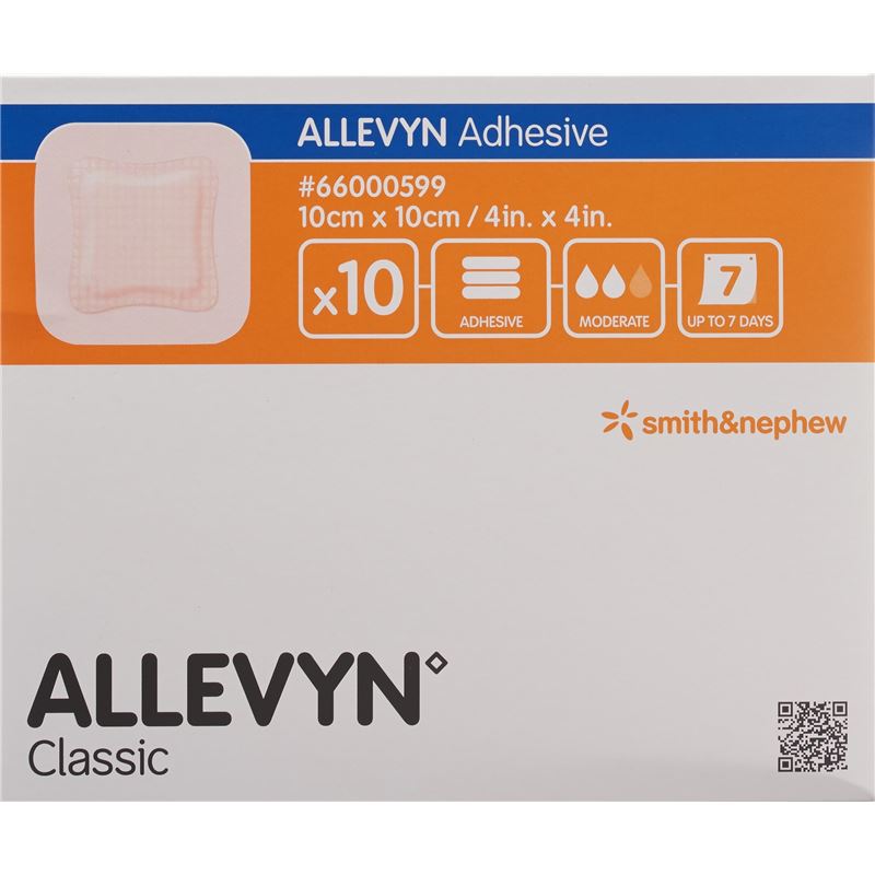 ALLEVYN ADHESIVE Wundverband 10x10cm 10 Stk