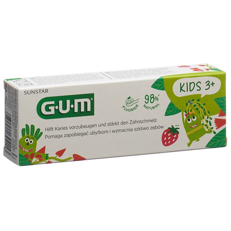 GUM SUNSTAR Kinder Zahnpasta Erdbeer 50 ml