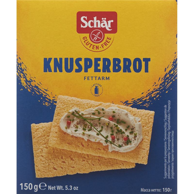 SCHÄR Knusperbrot glutenfrei 150 g