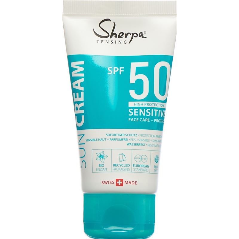 SHERPA TENSING Sonnencreme SPF 50 SENSIT Tb 50 ml