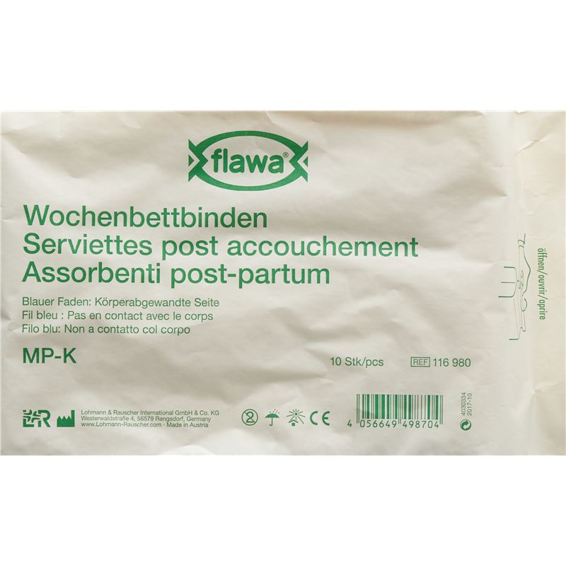 FLAWA Wochenbettbinden MP-K 10 Stk