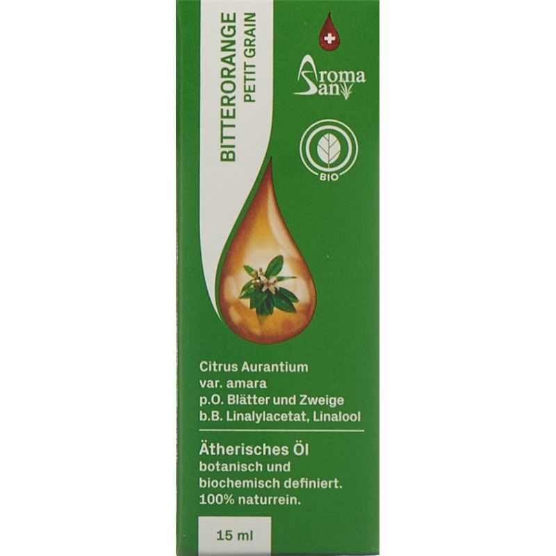 AROMASAN Bitterorange PGB Äth/Öl Schacht Bio 15 ml